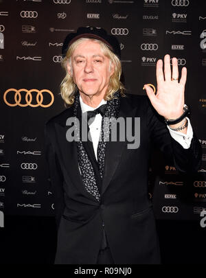 Berlin, Germany. 03rd Nov, 2018. The singer Bob Geldorf comes to the 25th opera gala for the Deutsche Aids-Stiftung at the Deutsche Oper. Credit: Gregor Fischer/dpa/Alamy Live News Stock Photo