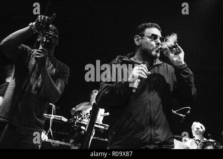 Black Grape (Shaun Ryder) - July 2015 - Newcastle Riverside - Live performance professional photography Stock Photo