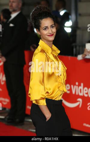 The World Premiere of 'The Romanoffs' held at the Curzon Mayfair - Arrivals  Featuring: Inès Melab Where: London, United Kingdom When: 02 Oct 2018 Credit: Mario Mitsis/WENN.com Stock Photo