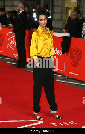 The World Premiere of 'The Romanoffs' held at the Curzon Mayfair - Arrivals  Featuring: Inès Melab Where: London, United Kingdom When: 02 Oct 2018 Credit: Mario Mitsis/WENN.com Stock Photo