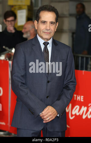 The World Premiere of 'The Romanoffs' held at the Curzon Mayfair - Arrivals  Featuring: Tony Shalhoub Where: London, United Kingdom When: 02 Oct 2018 Credit: Mario Mitsis/WENN.com Stock Photo