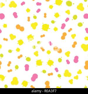 illustration. Background of multi-colored blots of ink Stock Vector