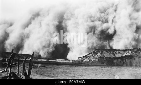 Dust Storm, Baca County, Colorado, USA, J.H. Ward, Farm Security Administration, April 14, 1935 Stock Photo