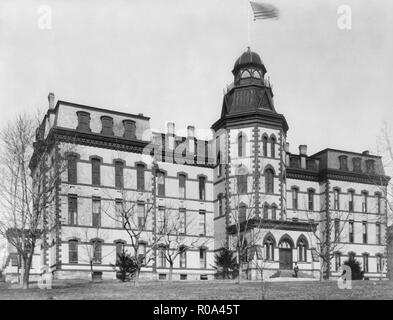 Main Building, Exterior, Howard University, Washington DC, USA, 1900 Stock Photo