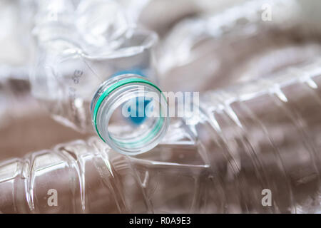Recyclable plastic bottles Stock Photo