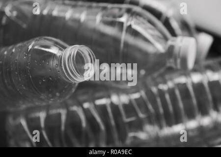 Recyclable plastic bottles Stock Photo