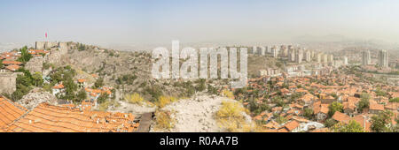 Panoramic View of Ankara - Turkey Stock Photo