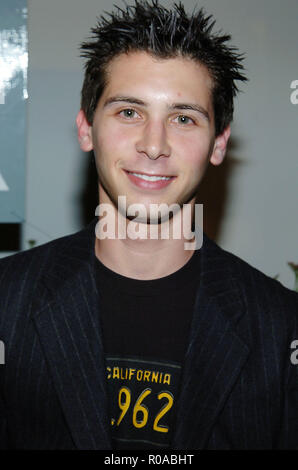 Justin Berfield  (Malcolm in The Middle)  arriving at the FOX tca Winter Party at the Meson G in Los Angeles. January 17, 2005.BerfieldJustin Malcolm..053 Red Carpet Event, Vertical, USA, Film Industry, Celebrities,  Photography, Bestof, Arts Culture and Entertainment, Topix Celebrities fashion /  Vertical, Best of, Event in Hollywood Life - California,  Red Carpet and backstage, USA, Film Industry, Celebrities,  movie celebrities, TV celebrities, Music celebrities, Photography, Bestof, Arts Culture and Entertainment,  Topix, headshot, vertical, one person,, from the year , 2004, inquiry tsuni Stock Photo