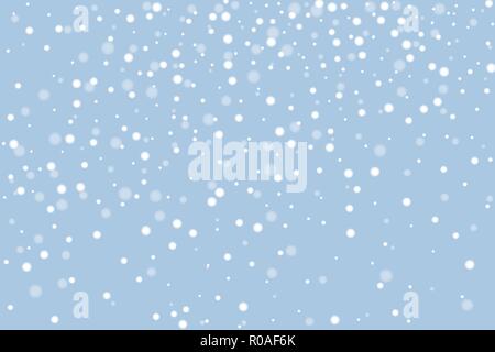 White snow abstract. Winter background. Vector illustration,eps 10. Stock Vector
