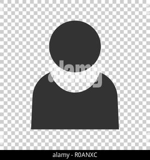 People communication icon in flat style. People vector illustration on isolated background. Partnership business concept. Stock Vector