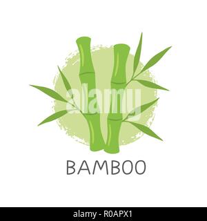 Bamboo Logo Template Design Vector, Emblem, Concept Design, Creative Symbol, Icon Stock Vector
