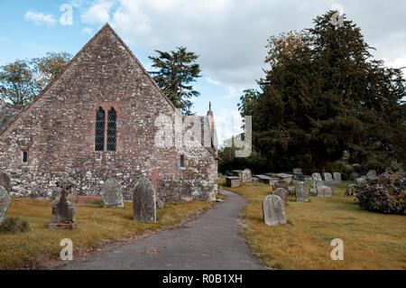 View of St. Mary Magdalene Church, Hewelsfield, England Stock Photo