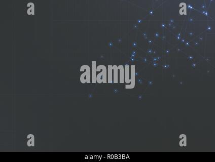 Technological electronic system concept abstract background vector design Stock Vector