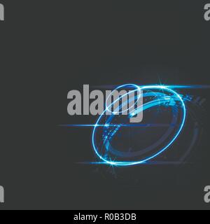 Technological security scanning system abstract background vector design Stock Vector