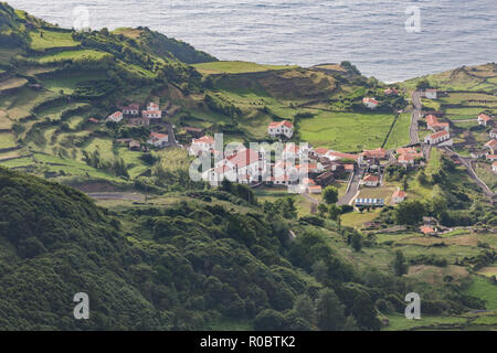 Fajã Grande, Flores island. Azores, Portugal Stock Photo