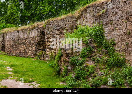 Iznik, Turkey, May 10, 2012: 2000 year-old historic city walls. Stock Photo