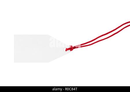 price tag on white background isolated Stock Photo - Alamy