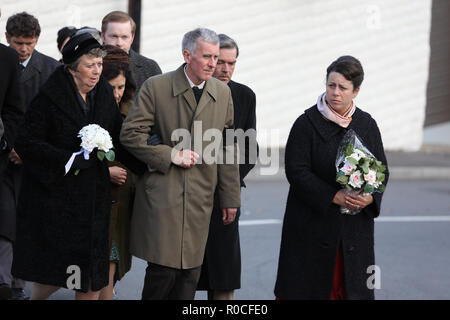 Filming of season 3 of Netflix show 'The Crown'. Tobias Menzies plays Prince Philip visiting the 1966 Aberfan disaster when 144 people died. 'The Crown' have decided to recreate the disaster for the series.  Featuring: Atmosphere Where: Brecon Beacons, United Kingdom When: 03 Oct 2018 Credit: WENN.com Stock Photo