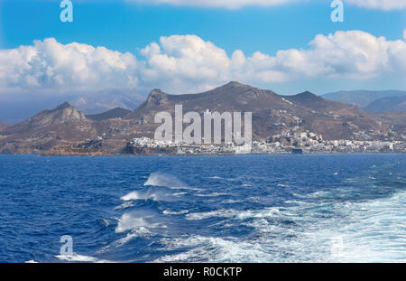 Naxos - The part of town Chora (Hora) on the Naxos island in the Aegean Sea. Stock Photo