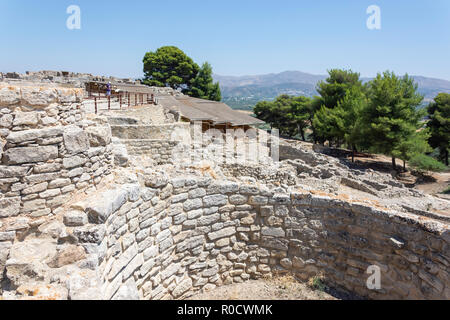 The Kouloures, Phaistos (Phaestus) Bronze Age archaeological site, Faistos, Irakleio Region, Crete (Kriti), Greece Stock Photo