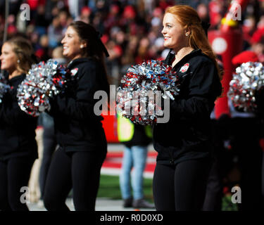 November 3, 2018: Ohio State Buckeyes safety Amir Riep (10) celebrates ...