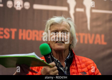 Dortmund, Germany. 3rd November, 2018. Rutger Hauer (*1944, actor, Blade Runner, The Hitcher, Nighthawks) at Weekend of Hell 2018, a two day (November 3-4 2018) horror-themed fan convention. Credit: Markus Wissmann/Alamy Live News Stock Photo