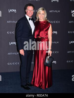 Los Angeles, California, USA. 3rd November, 2018. Will Ferrell, Viveca Paulin  arrives at the 2018 LACMA Art + Film Gala at LACMA on November 3, 2018 in Los Angeles, California. Credit: Tsuni / USA/Alamy Live News Stock Photo