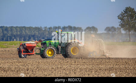 Agricultural Soil processing Stock Photo