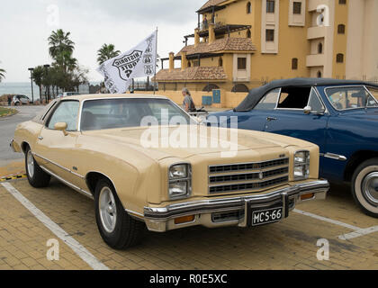 1973-1977 Chevrolet Monte Carlo. US car meeting in Fuengirola, Málaga, Spain. Stock Photo