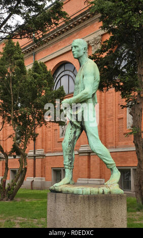 Statue at Ny Carlsberg glyptotek in Copenhagen. Denmark Stock Photo
