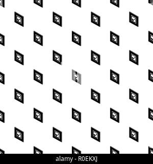 Voted sign pattern vector seamless Stock Vector