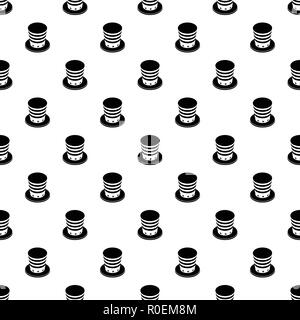 American conic hat pattern vector seamless Stock Vector