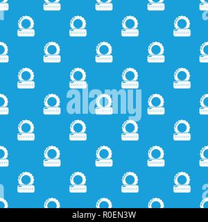Paintball field tire barricade pattern vector seamless blue Stock Vector