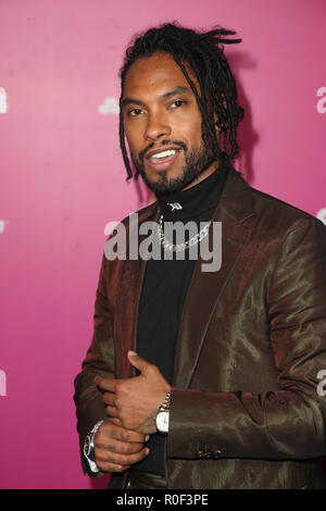 Los Angeles, Ca, USA. 4th Nov, 2018. Miguel at The 2018 Alma Awards at the LA Live Event Deck in Los Angeles, California on November 4, 2018. Credit: Faye Sadou/Media Punch/Alamy Live News Stock Photo