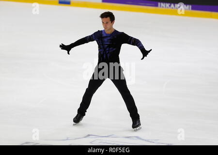 Alexei Bychenko (ISR), NOVEMBER 3, 2018 - Figure Skating : ISU Grand Prix of Figure Skating 2018/2019 'ISU GP Helsinki2018' Men Short Program at the Helsinki Ice Hall in Helsinki, Finland. (Photo by Mutsu Kawamori/AFLO) [3604] Stock Photo