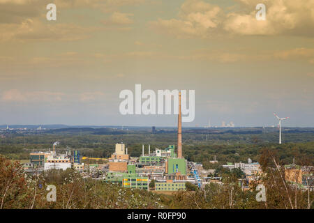 Chemical plant, Supply center Bergkamen, Bayer Pharma AG, Bergkamen, Ruhr area, North Rhine-Westphalia, Germany, Europe Stock Photo