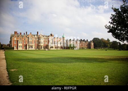 Sandringham Estate Royal Home in Norfolk England