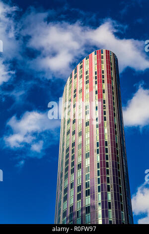 Halo (150 High Street) residential tower in Stratford, London, UK Stock Photo