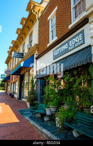 West Nelson Street, Lexington, Virginia Stock Photo