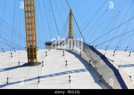 The Climb at the O2, at the arena, on the Greenwich Peninsular, in SE London, England, UK Stock Photo