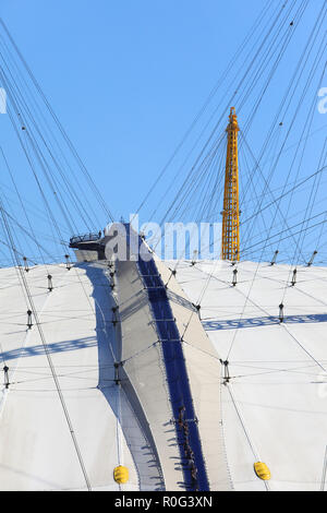 The Climb at the O2, at the arena, on the Greenwich Peninsular, SE London, UK Stock Photo