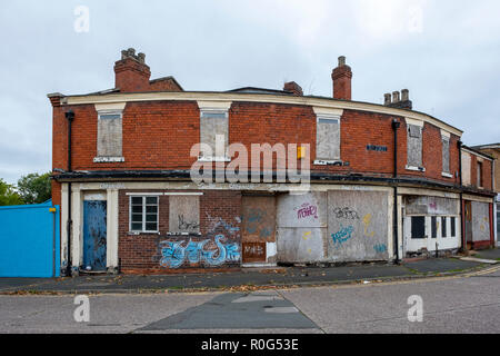 The former Chronicle office in High street, Crewe Cheshire UK Stock Photo