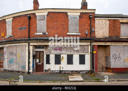 The former Chronicle office in High street, Crewe Cheshire UK Stock Photo