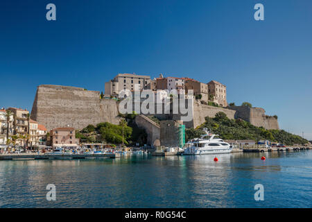 Citadel in Calvi, Balagne region, Haute-Corse, Corsica, France Stock Photo