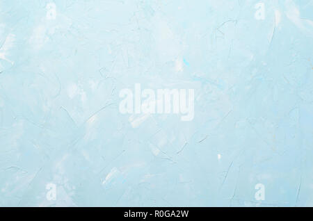 Light Blue Wall Background, Concrete Cement Stucco Texture Stock Photo