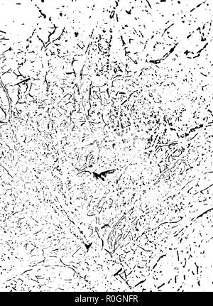 Grunge texture. Imitation of crumpled skin. White and black Stock Vector