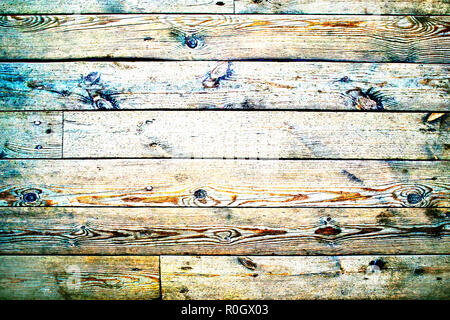 Trendy multicolored high contrast wooden background or texture, hdr toning image Stock Photo