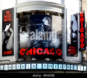 Chicago at the Phoenix Theatre, Charing Cross Road, London, England, UK. November 2018 Stock Photo