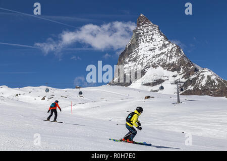 Matterhorn Skiing Area Stock Photo