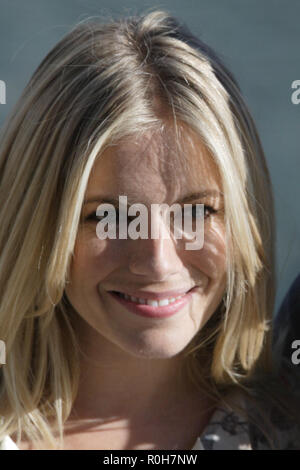 Sienna Miller The press conference to promote the movie 'Gi Joe: The Rise Of Cobra' held on Sydney Harbour. Sydney, Australia. 20.07.09. Stock Photo